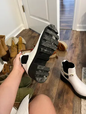 White Booties Size 8 thumbnail 3