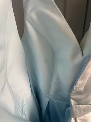 Blue Sayin Floor Length Formal Gown thumbnail 5