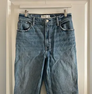 Abercrombie & Fitch Blue Straight Leg Jeans thumbnail 2