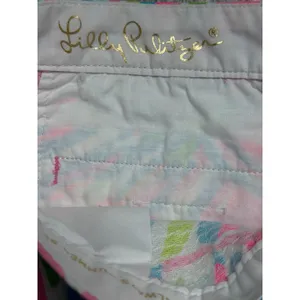 Lilly Pulitzer Buttercup Scalloped Edge Resortwear Preppy Summer Shell Shorts 4 thumbnail 3