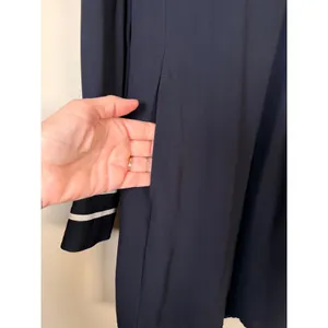 REISS Feya Midi Navy Blue Shirt Dress Long Sleeve Collared‎ Pockets Size 2 UK 6 thumbnail 2