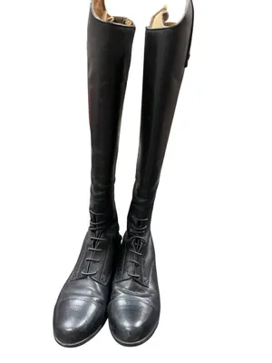 Ariat Heritage wms black leather Knee equestrian riding boots sz 5 SKU 10-797 thumbnail 12
