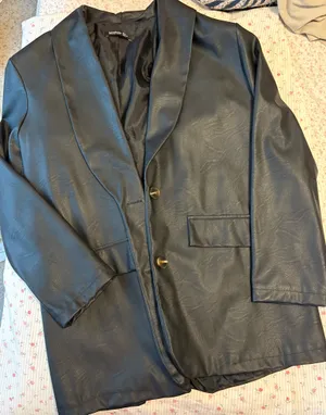 Boohoo Leather Jacket Oversized thumbnail 1