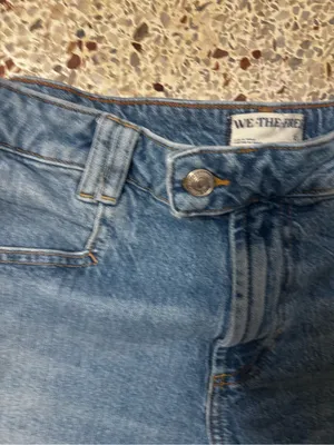 We The Free Distressed Blue Denim Cutoff Shorts thumbnail 2
