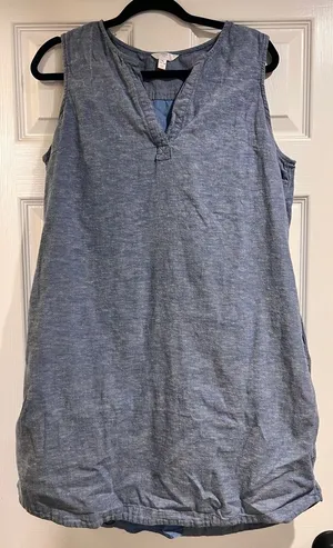 Time and Tru sleeveless chambray dress thumbnail 1