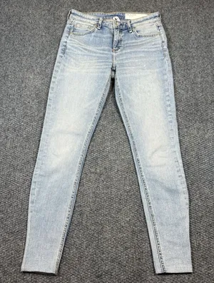 Rag & Bone Light Blue‎ Wash Ankle Skinny Cropped Jeans Womens 26 thumbnail 1