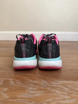 Skechers Flex Appeal Gray Pink Athleisure Sneakers, Size 8 thumbnail 5