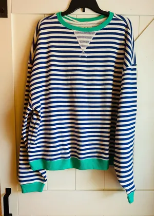 Free People Striped Sweater thumbnail 1