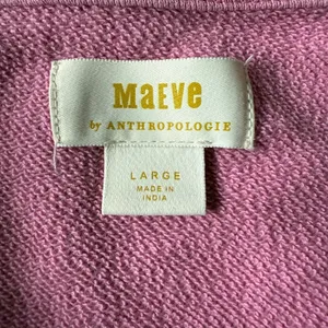 Anthropologie Maeve City Crew Sweatshirt Austin Texas Cotton Bubblegum Pink L thumbnail 4