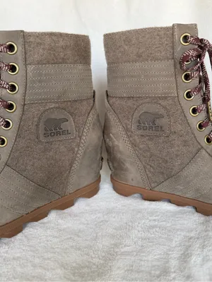 Sorel Women's Lexi Wedge Boots Khaki 7.5 thumbnail 7