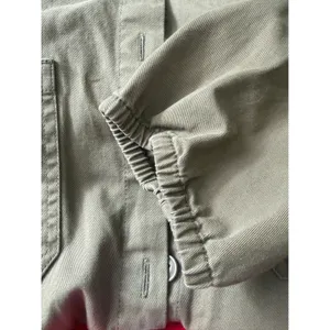 Aerie Womens XL Utility Jumpsuit‎ Olive Green Button Front Cotton Twill Jogger thumbnail 8