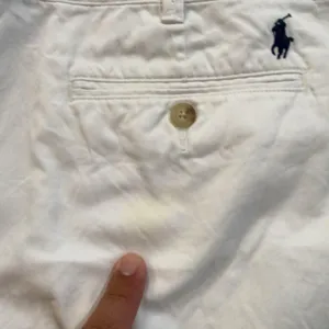 Polo Ralph Lauren Shorts Womens 14 White Chino Twill Cotton Nautical Logo Summer thumbnail 4
