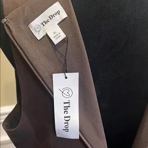 Chic Brown Maxi Dress Size 10 thumbnail 7