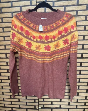 Maurice’s brown and orange fall sweater size XS thumbnail 1