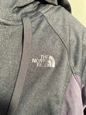 The North Face Women's Size Medium Full Zip Jacket Hoodie Dark Gray Funnel Neck thumbnail 5