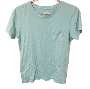 Vineyard Vines Womens Size XS Blue Short Sleeve Cotton Tshirt thumbnail 1