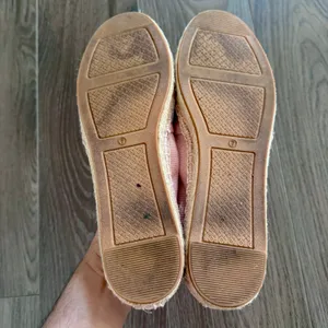 Tory Burch Weston Espadrilles Canvas Flat Seashell Pink Resort Summer Women Sz 7 thumbnail 13
