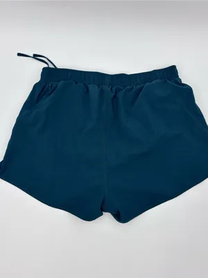 ALO Yoga Women's Deep Teal Athletic Shorts thumbnail 3