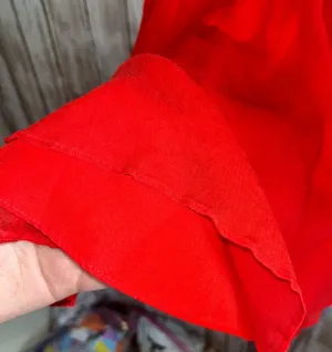 J.Crew Sinclair Vivid Poppy Silk Halter Dress | 0P thumbnail 6