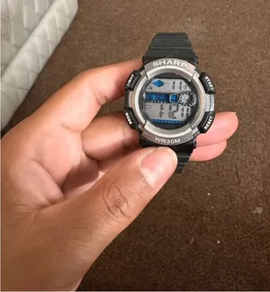 SHARP Black Digital Sport Watch for Women thumbnail 1