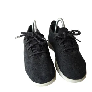 Allbirds Womens Wool Runners Lace Up Running Sneakers True Black‎ Gray Sole Sz 7 thumbnail 2