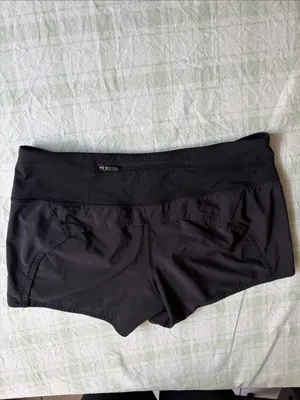 Lululemon Women’s Black Athletic Shorts - Comfortable Performance Short thumbnail 3