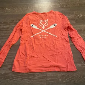 Aeropostale NWOT Prince and Fox Coral Long Sleeve Fox Graphic top. Size Medium thumbnail 1