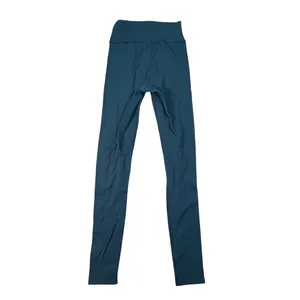Abercrombie & Fitch Women’s Ribbed Leggings Size Small Teal High Rise thumbnail 5