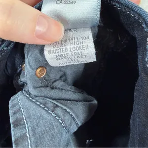 Mother‎ Dark Wash High Waisted Looker Ankle Fray Jeans thumbnail 6