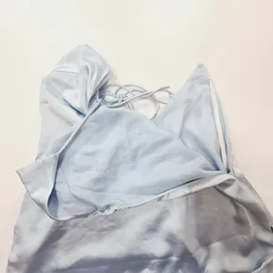 MORE TO COME Regina Maxi Dress in Baby Blue Medium thumbnail 6