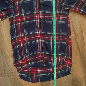 American Eagle‎ red blue Plaid button down sz Small thumbnail 8
