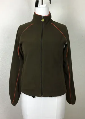 Burton Sweatshirt Size M Women's Zipp Up Fleece Brown Vintage Jacket Outdoor thumbnail 1