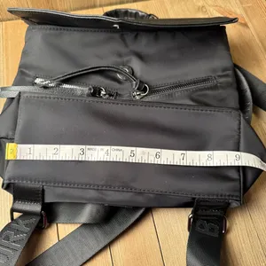 NWT‎ Botkier Trigger Small Black Nylon Faux Leather Backpack Wide Straps Pockets thumbnail 5