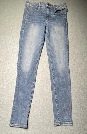 American Eagle Women's Super Stretch X High Rise Jegging Size 8 Regular thumbnail 1