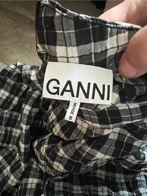 Ganni‎ Seersucker Plaid Minidress (EUR36/US4) thumbnail 6