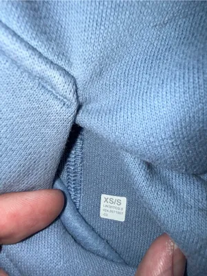 NWOT Lululemon Scuba Oversized Half-Zip Hoodie Aero Blue XS/S thumbnail 4
