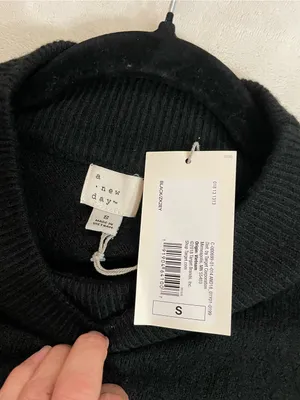 A New Day Classic Black Mock-Neck Women's Sweater Size S NWT thumbnail 6
