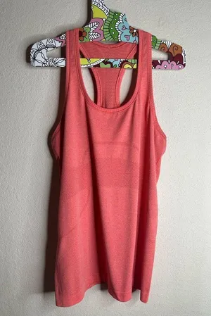 Lululemon Swiftly Tech Racerback heathered orange size 10 thumbnail 1