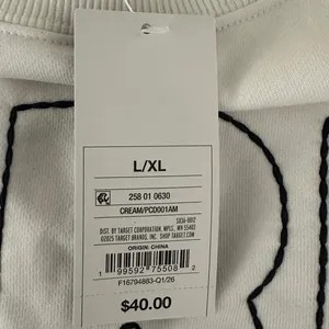 Parke x Target cream French terry cotton mockneck pullover sweatshirt NWT thumbnail 5
