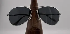 Fossil Kellan Aviator White & Silver Frame Polarized Sunglasses thumbnail 1