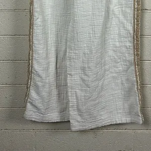 Aerie White Wide Leg Pants size M thumbnail 9