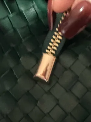 Melie Bianco Dark Green Woven Hobo Bag thumbnail 11