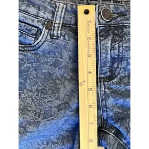 Kut from the Kloth Womens Diana Skinny Jeans Size 2 Blue‎ Floral Stretch Denim thumbnail 8