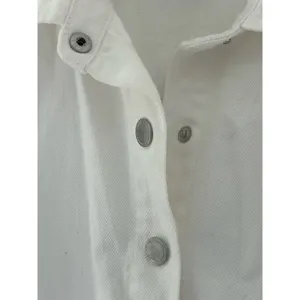 Blank NYC White Denim Romper Sz S thumbnail 6
