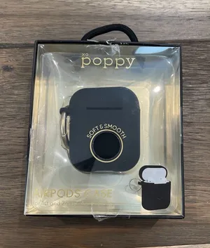 XO Poppy AirPods Case - Black (1st & 2nd Generation) thumbnail 1