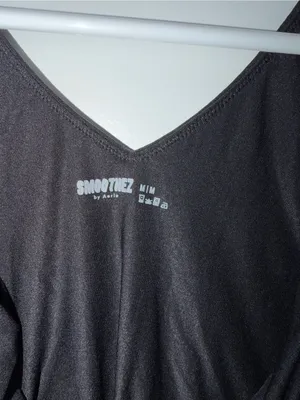 aerie Black V-Neck Bodysuit thumbnail 3