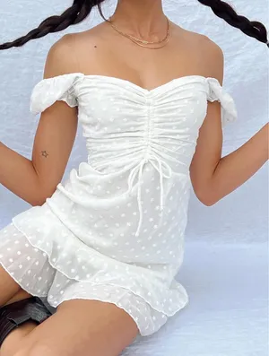 Princess Polly Dress White thumbnail 1