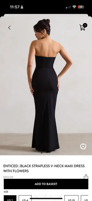 Club L Black Dress thumbnail 2