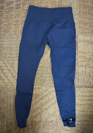 Gymshark Seamless Leggings Navy Blue thumbnail 2