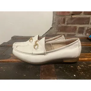 Born Women's Ardsley Preppy Loafer Leather White 8.5 Business Casual Officewear thumbnail 10